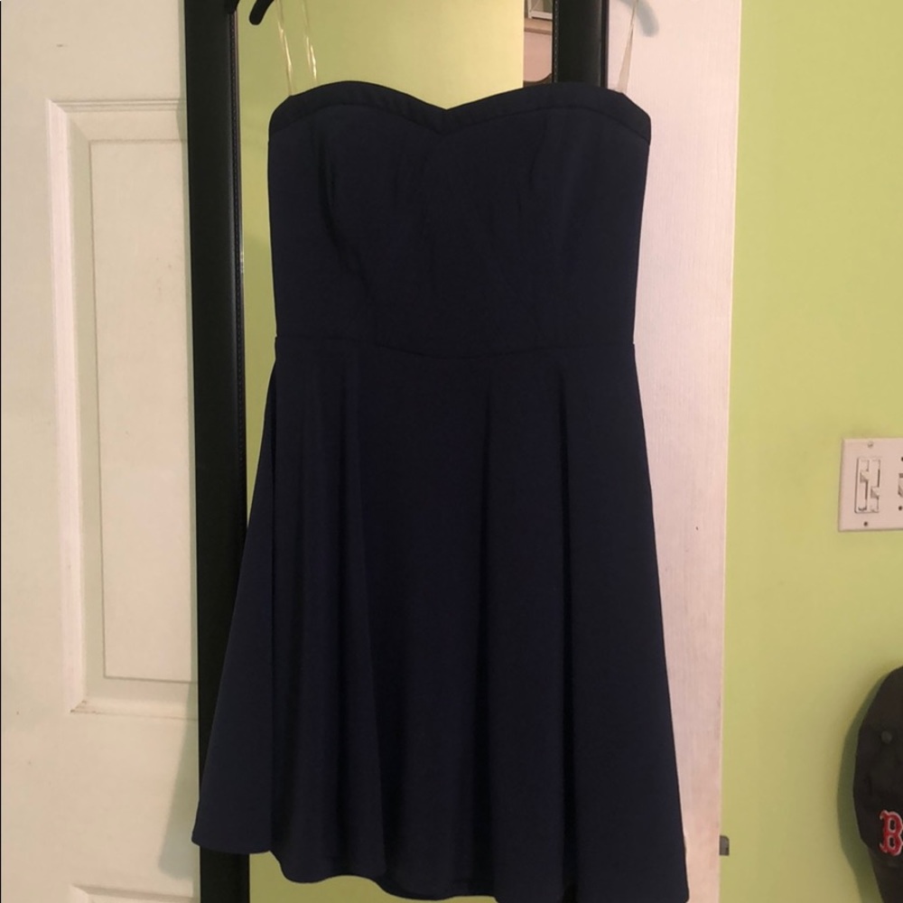 Navy cocktail dress